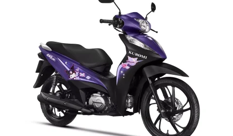 Honda Biz Kuromi chega ao Brasil com visual exclusivo