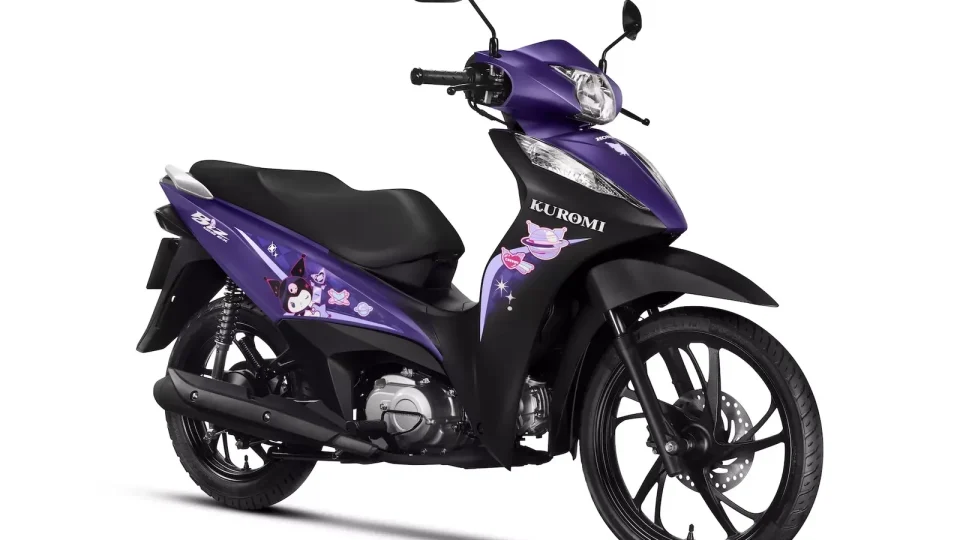 Honda Biz Kuromi chega ao Brasil com visual exclusivo