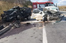 Fuga com drogas termina em acidente e deixa sete mortos na BR-251