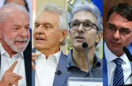 Lula empata com Flávio Zema e Caiado no segundo turno