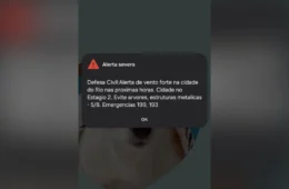 CLIMA: Defesa Civil emite alerta de ventos de até 76 km/h no RJ e em SP