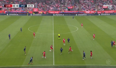 Noah Fernandez domina meio-campo do PSV na Eredivisie 2026