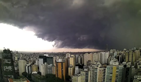 São Paulo entra em alerta para ventos de até 100 km/h, temporais e tempestade de poeira