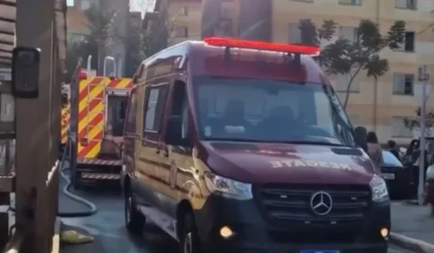 Incêndio atinge apartamento em condomínio de São Bernardo do Campo
