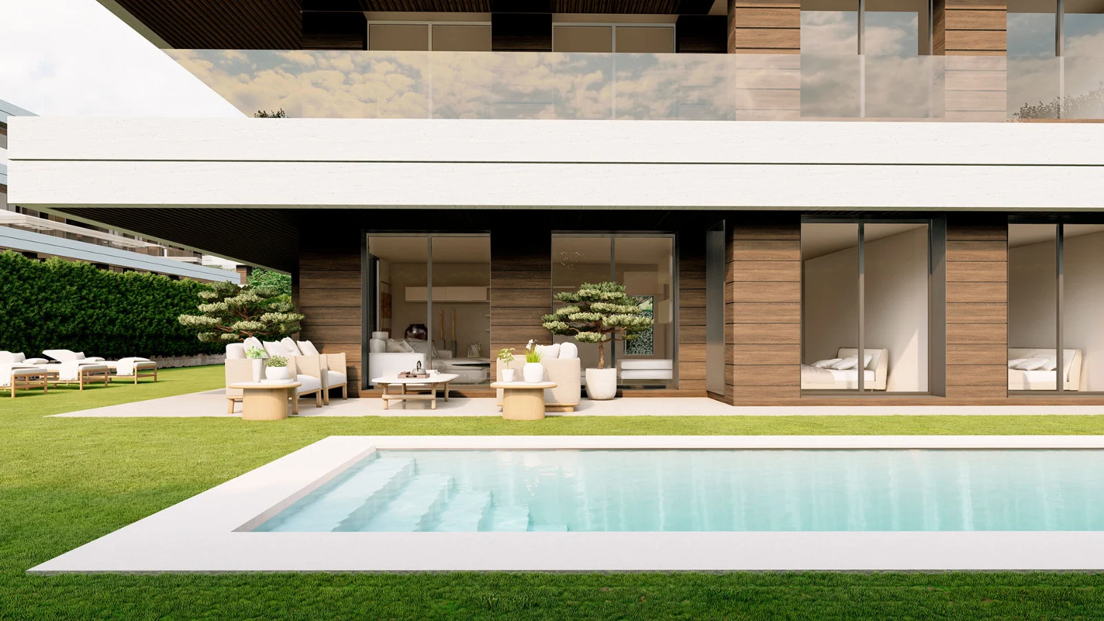 Residencial em La Moraleja abriga o apartamento de aproximadamente 250 metros quadrados ocupado por Lulinha e a família.