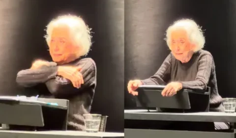 Fernanda Montenegro é ovacionada e se emociona ao celebrar 60 anos do Teatro Casa Grande