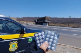 PRF apreende 37 comprimidos de ‘rebite’ com dois caminhoneiros na BR-251, em MG