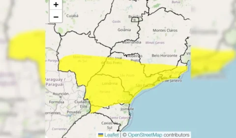 Inmet emite alerta amarelo de tempestades para sete estados