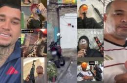 Polícia cerca comunidade e flagra criminosos usando seteira durante megaoperação no Rio