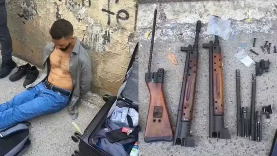 Abordagem a ônibus termina com apreensão de fuzis e pistolas em SP