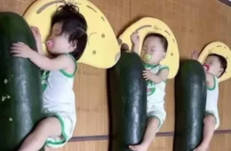 Calor extremo faz chineses dormirem abraçados a melões para se refrescar. Entenda a tradição