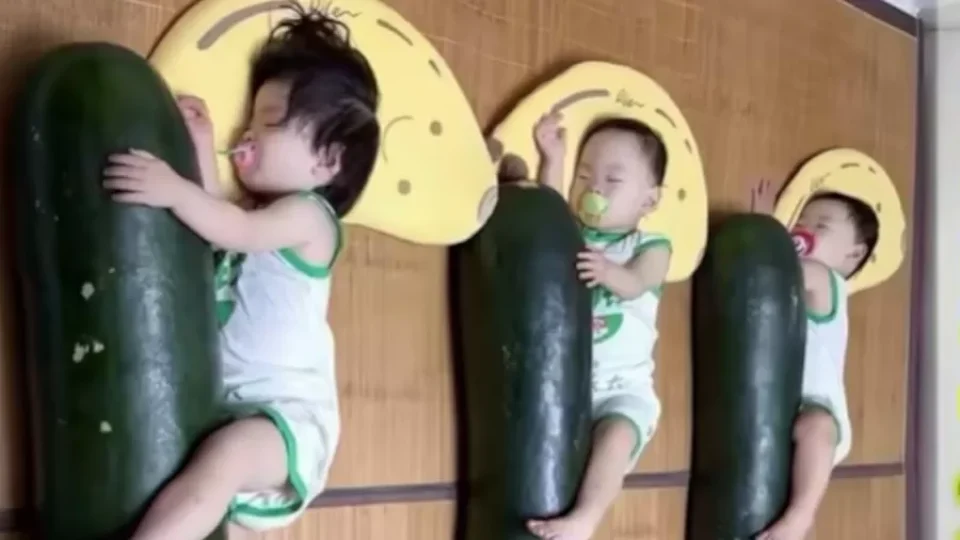 Calor extremo faz chineses dormirem abraçados a melões para se refrescar. Entenda a tradição