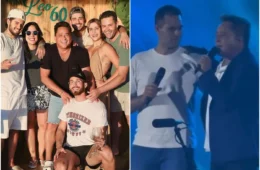 Leonardo faz desabafo no palco e revela qual filho mais liga para ele: “Os outros nem sinal de fumaça”