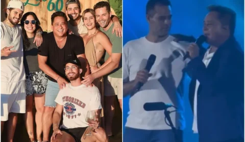 Leonardo faz desabafo no palco e revela qual filho mais liga para ele: “Os outros nem sinal de fumaça”