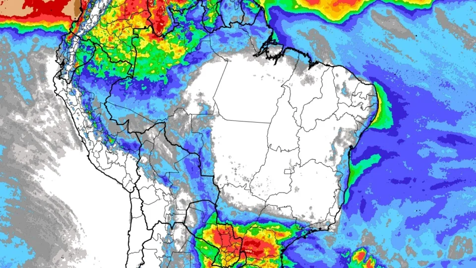 CLIMA: MetSul radar alerta chuva no RS e risco maior no Paraná
