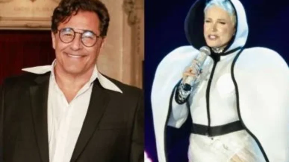 Luciano Szafir e esposa celebram união com filhos no show da Xuxa