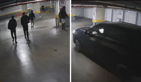 Vídeo flagra quadrilha furtando seis carros de luxo em BH