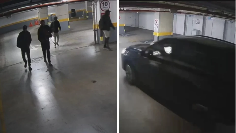 Vídeo flagra quadrilha furtando seis carros de luxo em BH