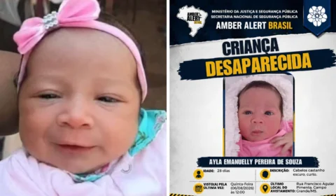 Bebê recém-nascida desaparece e polícia investiga possível sequestro em MS