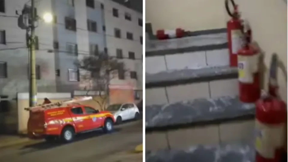 Cigarro provoca incêndio em apartamento e deixa morador ferido em BH
