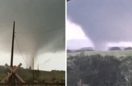 Tornado deixa casas destruídas e 20 pessoas desalojadas no Paraná; veja o vídeo