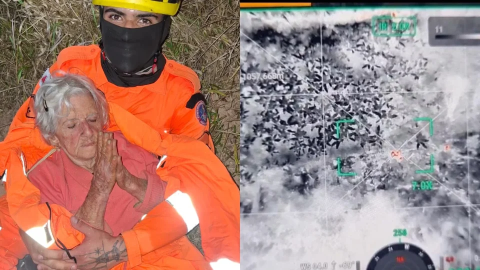 Idosa de 95 anos é encontrada com vida após passar mais de um dia desaparecida em mata de MG