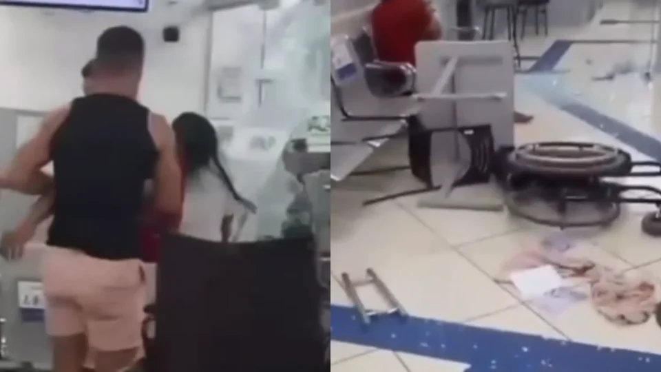 Mulher quebra porta e causa tumulto em UPA de Minas Gerais
