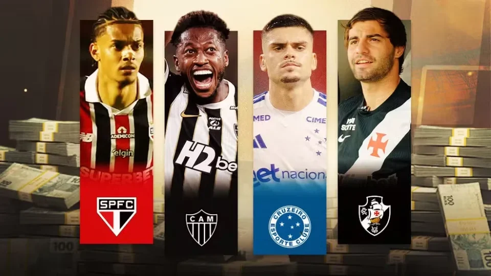 Times da Série A batem marca de R$ 2 bilhões em contratações na temporada