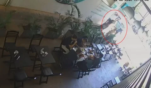 Homem é contido após agredir criança e tentar cabeçada em PM no DF