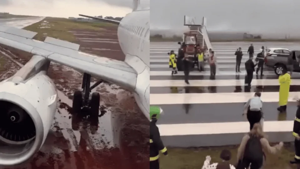 Avião da Latam que saiu da pista em Cascavel decolou de Guarulhos