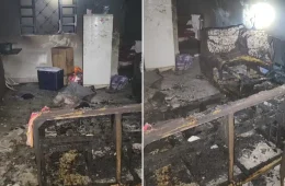 Mãe é presa após incêndio que deixou menina de 9 anos gravemente ferida