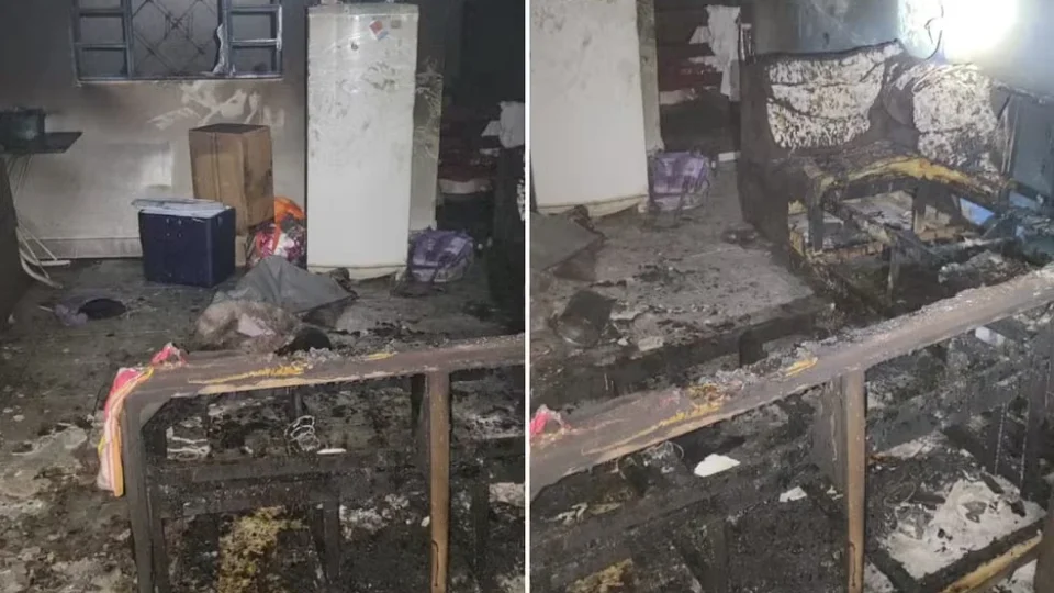 Mãe é presa após incêndio que deixou menina de 9 anos gravemente ferida