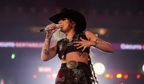 Ana Castela chega em picape de luxo em show de Matheus e Kauan e agita Barretos