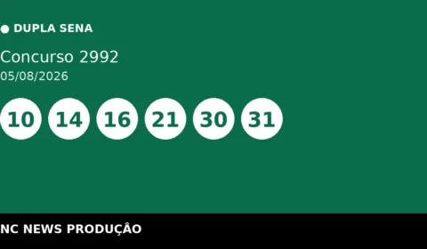 Resultado da Dupla Sena 2992 de 05/08: confira as dezenas