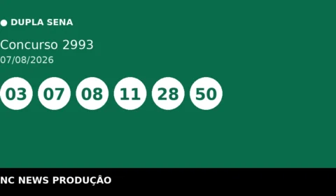 Resultado da Dupla Sena 2993 de 07/08: confira as dezenas