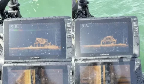 Mergulhador encontra casa de antigo povoado e maquinários submersos no Lago de Palmas