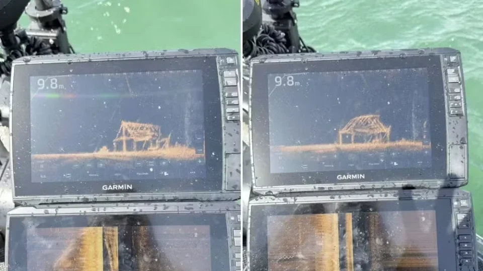 Mergulhador encontra casa de antigo povoado e maquinários submersos no Lago de Palmas
