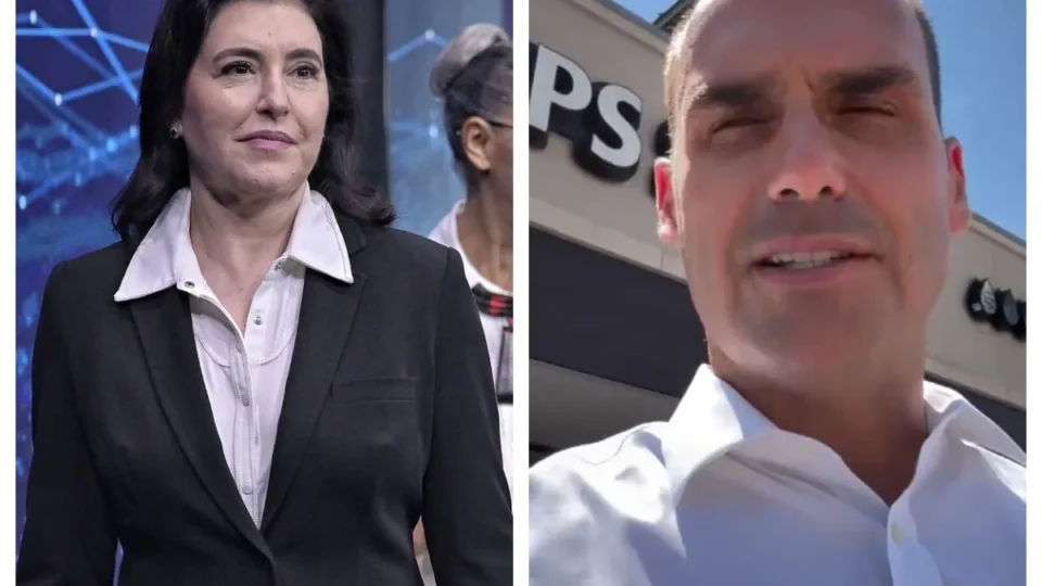 Tebet critica Eduardo Bolsonaro por discurso contra vacinação