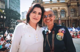 “É sempre assim”, diz Simone Tebet após Marina Silva ser hostilizada em ato em SP