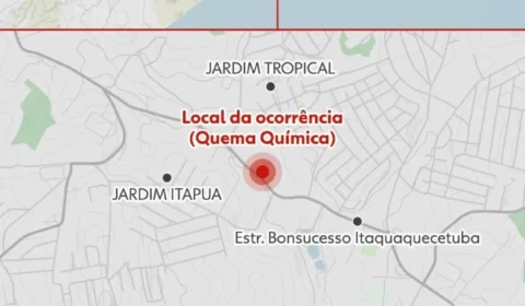Incêndio em Itaquaquecetuba mobiliza 30 viaturas e gera explosões