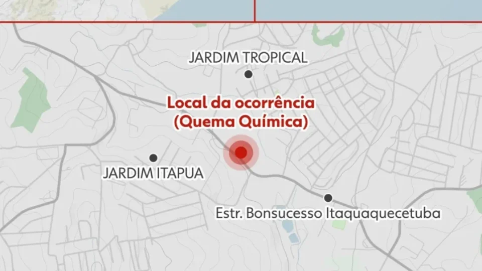 Incêndio em Itaquaquecetuba mobiliza 30 viaturas e gera explosões