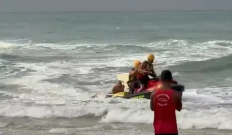 Ventos fortes assustam banhistas e provocam resgates em praias do Rio