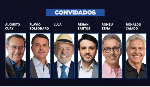 Primeiro debate presidencial acontece hoje sem Lula e Flávio Bolsonaro
