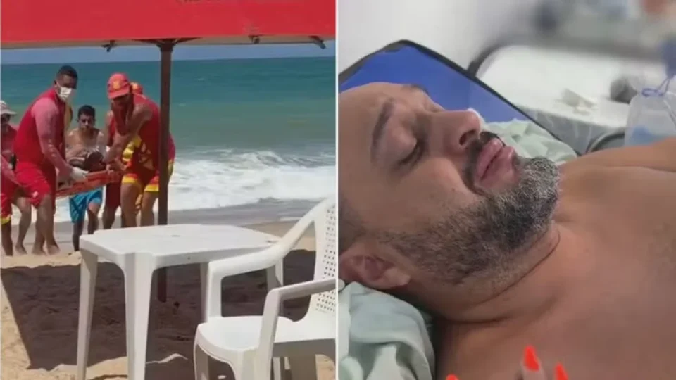 Onda forte deixa homem sem movimentos das pernas após acidente no mar em Pernambuco