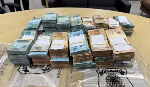 PF apreende mala com R$ 510 mil em aeroporto e descobre que dinheiro pertence a filiada ao PSD