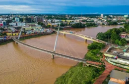 Rio Acre despenca para 1,83 metro e bate menor nível de 2026 em Rio Branco