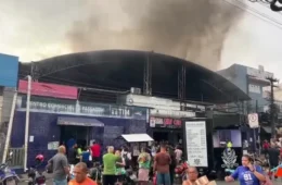 Após incêndio, centro comercial de João Pessoa fica fechado por tempo indeterminado