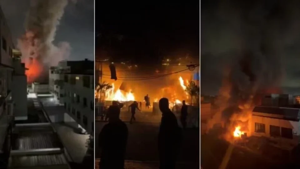 Incêndio de grandes proporções assusta clientes e destrói bar na Barra da Tijuca