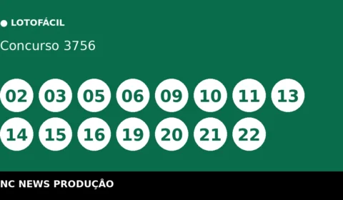 Resultado da Lotofácil 3756: confira as dezenas