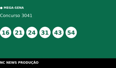 Resultado da Mega-Sena 3041: confira as dezenas
